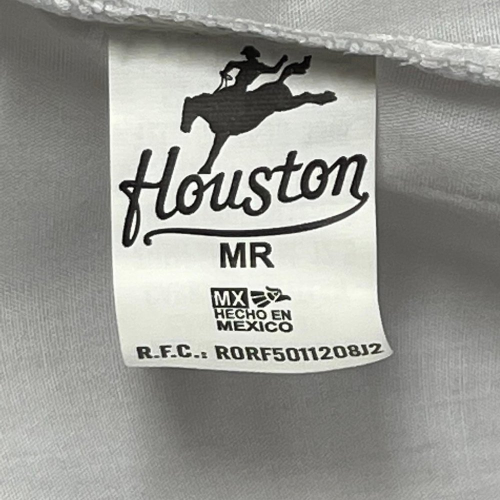 houston white shirt man's size 36 long sleeve - Picture 5 of 10